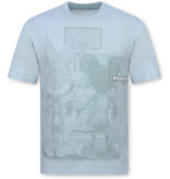 True Rise Funny Shirt - Oversized T shirt Heren - T-shirts Heren Grappig  - Heren T shirt met Print -303- Blauw