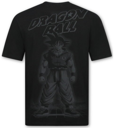 True Rise Dragon Ball Z Shirt Heren - T shirts Heren Grappig - Oversized T shirt Heren -312- Zwart