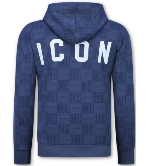 True Rise Trainingspak Heren ICON - Tracksuit Heren Twinset - Joggingpak Heren Volwassenen -5837- Blauw