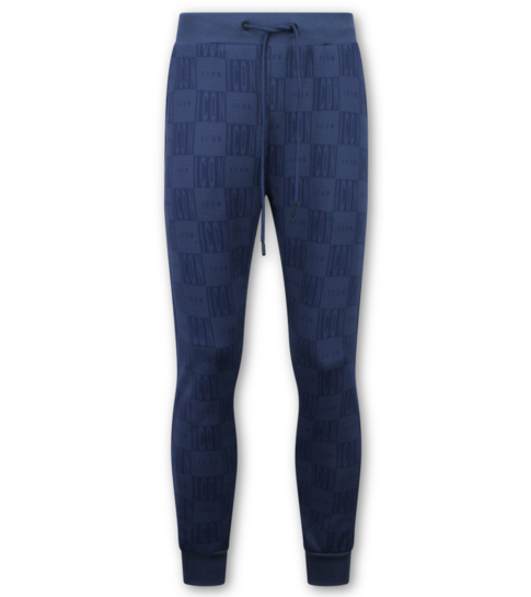 True Rise Trainingspak Heren ICON - Tracksuit Heren Twinset - Joggingpak Heren Volwassenen -5837- Blauw