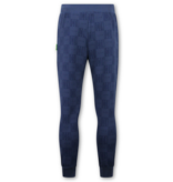 True Rise Trainingspak Heren ICON - Tracksuit Heren Twinset - Joggingpak Heren Volwassenen -5837- Blauw