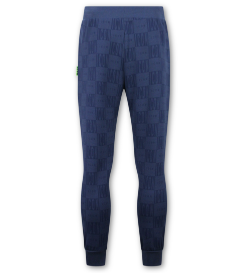 True Rise Trainingspak Heren ICON - Tracksuit Heren Twinset - Joggingpak Heren Volwassenen -5837- Blauw
