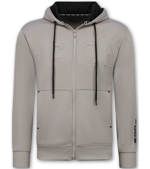True Rise ICON Joggingpak Heren - Trainingspak Volwassenen - Heren Huispak - Tracksuit Heren - 6153 - Grijs