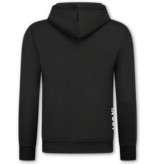 True Rise Heren Trainingspakken - ICON Joggingpak Heren Volwassenen - Heren Huispak - Tracksuit Heren - 6153 - Zwart