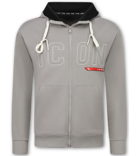 True Rise Trainingspak Heren ICON - Joggingpak Heren Volwassenen -Heren Huispak - Tracksuit - 6157 - Grijs