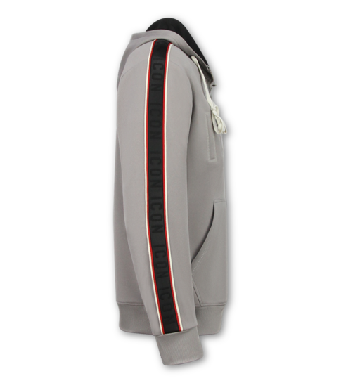 True Rise Trainingspak Heren ICON - Joggingpak Heren Volwassenen -Heren Huispak - Tracksuit - 6157 - Grijs