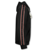 True Rise Trainingspak Heren ICON - Joggingpak Heren Volwassenen - Huispak Heren - Tracksuit - 6157 - Zwart