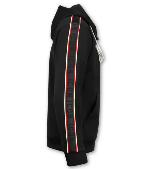 True Rise Trainingspak Heren ICON - Joggingpak Heren Volwassenen - Huispak Heren - Tracksuit - 6157 - Zwart