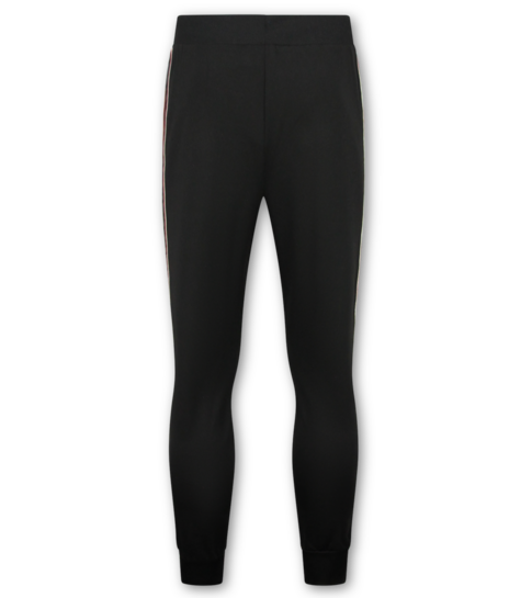 True Rise Trainingspak Heren ICON - Joggingpak Heren Volwassenen - Huispak Heren - Tracksuit - 6157 - Zwart