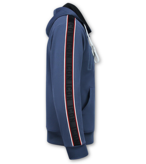 True Rise Trainingspakken Heren ICON - Joggingpak Heren - Huispak Heren Volwassenen - Tracksuit - 6157 - Blauw