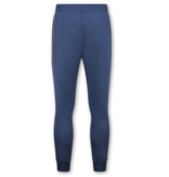 True Rise Trainingspakken Heren ICON - Joggingpak Heren - Huispak Heren Volwassenen - Tracksuit - 6157 - Blauw