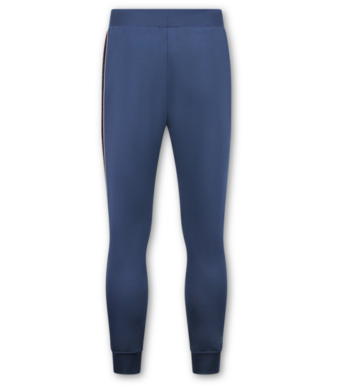 True Rise Trainingspakken Heren ICON - Joggingpak Heren - Huispak Heren Volwassenen - Tracksuit - 6157 - Blauw