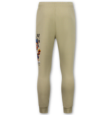 True Rise Tweedelige Set ICON- Trainingspak Heren - Joggingpak Heren - Huispak Heren - 088 - Bruin