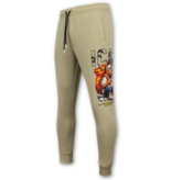 True Rise Tweedelige Set ICON- Trainingspak Heren - Joggingpak Heren - Huispak Heren - 088 - Bruin