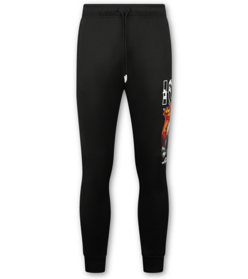 True Rise ICON Tweedelige Set - Heren Trainingspakken Volwassenen - Joggingpak Heren - Huispak Heren - 088 - Zwart