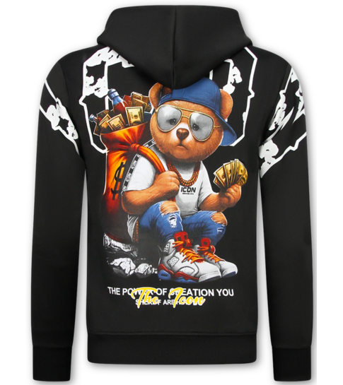 True Rise ICON Tweedelige Set - Heren Trainingspakken Volwassenen - Joggingpak Heren - Huispak Heren - 088 - Zwart