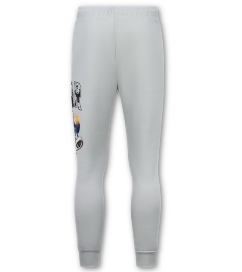 True Rise Simpsons Tweedelige Set - Heren Trainingspakken Volwassenen - Joggingpak Heren - Huispak Heren - 089 - Grijs