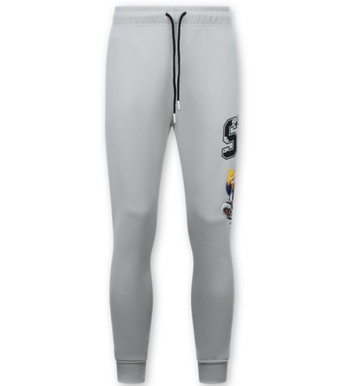 True Rise Simpsons Tweedelige Set - Heren Trainingspakken Volwassenen - Joggingpak Heren - Huispak Heren - 089 - Grijs