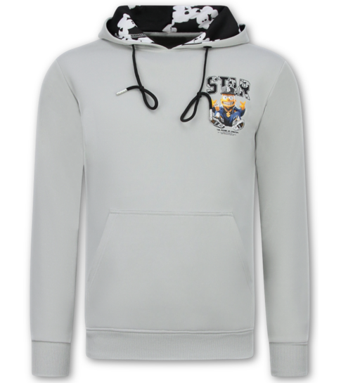 True Rise Simpsons Tweedelige Set - Heren Trainingspakken Volwassenen - Joggingpak Heren - Huispak Heren - 089 - Grijs