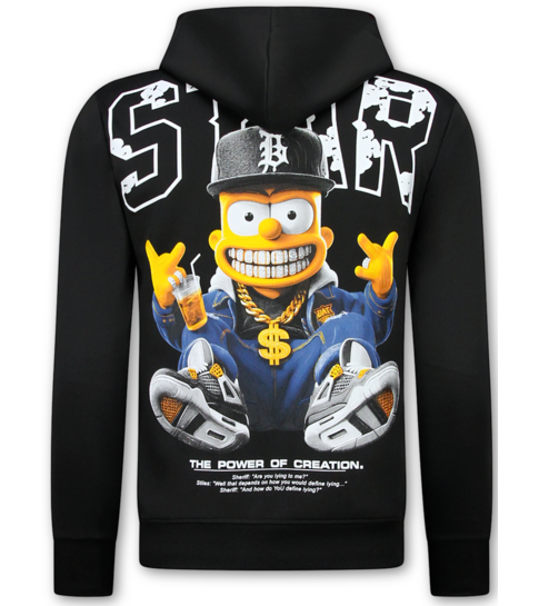 True Rise  Tweedelige Set - Heren Simpsons Trainingspakken Volwassenen - Joggingpak Heren - Huispak Heren - 089 - Zwart