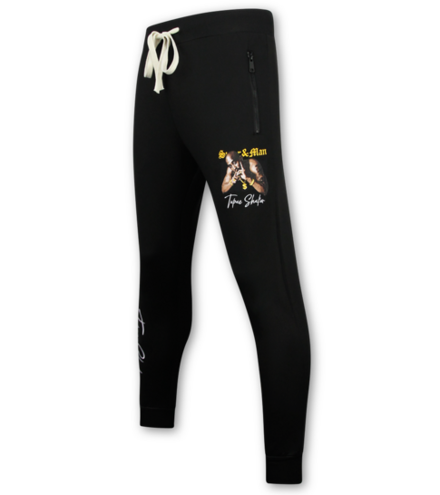 True Rise Tupac Kleding  - Joggingpak Heren  2Pac - Tupac Trainingspakken Heren - 3389 - Zwart