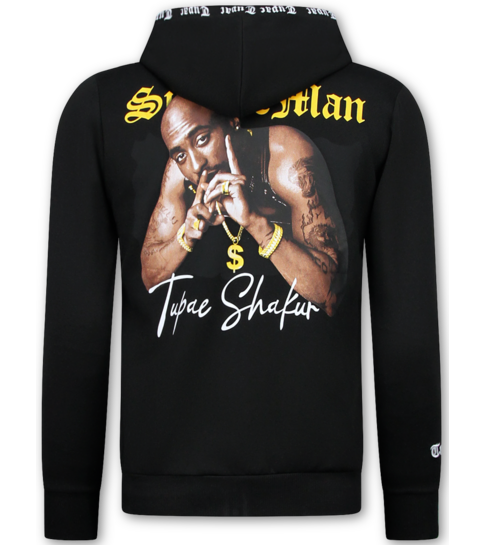 True Rise Tupac Kleding  - Joggingpak Heren  2Pac - Tupac Trainingspakken Heren - 3389 - Zwart