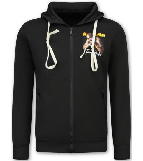 True Rise Tupac Kleding  - Joggingpak Heren  2Pac - Tupac Trainingspakken Heren - 3389 - Zwart