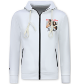 True Rise 2Pac Kleding  - Joggingpak Heren - Tupac Trainingspakken Heren - 3389 - Wit