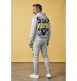 True Rise Simpsons Tweedelige Set - Heren Trainingspakken Volwassenen - Joggingpak Heren - Huispak Heren - 089 - Grijs