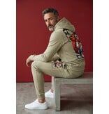 True Rise Tweedelige Set ICON- Trainingspak Heren - Joggingpak Heren - Huispak Heren - 088 - Bruin