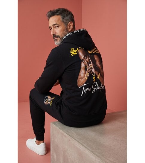 True Rise Tupac Kleding  - Joggingpak Heren  2Pac - Tupac Trainingspakken Heren - 3389 - Zwart