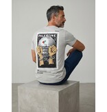 True Rise Free Palestine Oversized HerenT shirt  - T shirt Heren met Print - 183-  Grey