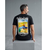 True Rise Palestine T shirt - Heren Tshirt met Opdruk - T shirt Heren met Print - 190-  Zwart