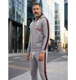True Rise Trainingspak Heren ICON - Joggingpak Heren Volwassenen -Heren Huispak - Tracksuit - 6157 - Grijs
