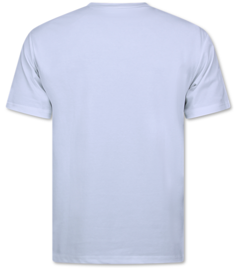 True Rise Oversized T shirt Heren  - Effen T shirt Heren  Blanco - MD6530 - Wit