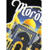 True Rise Morocco Heren Shirts - T shirt Heren met Print - Heren Tshirt met Opdruk - 186-  Zwart
