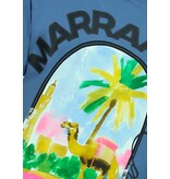 True Rise Heren Tshirt met Opdruk -  Oversized T shirt Heren  - Marrakech T shirt Heren met Print -1858- Blauw