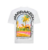 True Rise Marrakech T shirt Heren met Print - Heren Tshirt met Opdruk - Oversized T shirt Heren -1858- Wit