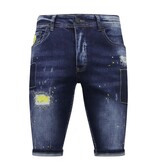 Local Fanatic Jeans Short Heren Stretch - 1052 - Blauw