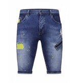 Local Fanatic Exclusieve Spijker Korte Broek Heren- 1046 - Blauw
