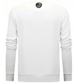 Local Fanatic Heren Sweater - NASA International - Wit