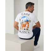 True Rise Casablanca Oversized Heren T shirt  - T shirt Heren met Print -1988- Wit