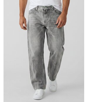 TRUE RISE Baggy Jeans Heren - Oversized Jeans  - Spijkerbroek Heren Volwassenen - YX3606 - Grijs