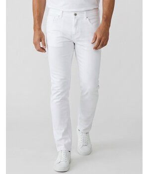 TRUE RISE Witte Jeans Heren Broek - Heren Jeans Regular Fit - Stretch Jeans Heren - Witte Spijkerbroek Heren - 3423 - Wit
