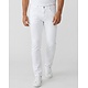 Witte Jeans Heren Broek - Heren Jeans Slim Fit - Stretch Jeans Heren - Witte Spijkerbroek Heren YG-1619 - Wit
