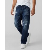 TRUE RISE Baggy Jeans Heren - Oversized Jeans  - Spijkerbroek Heren Volwassenen -JC8138B- Blauw