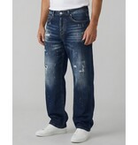 TRUE RISE Baggy Jeans Heren - Oversized Jeans  - Spijkerbroek Heren Volwassenen -JC8138B- Blauw