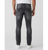 TRUE RISE Jeans Heren  Slim Fit - Spijkerbroek Heren Volwassenen -Stretch Jeans Heren -8373- Grijs
