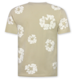 True Rise Bloemen Print  Zomerset Heren - Bloemen Pak met Short Heren Twinset -1770 - Bruin
