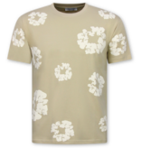 True Rise Bloemen Print  Zomerset Heren - Bloemen Pak met Short Heren Twinset -1770 - Bruin